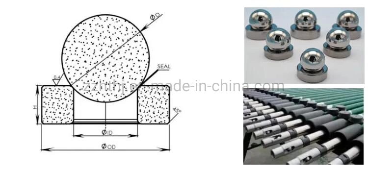 Tungsten Carbide API Valve Pair Seat and Ball for Sucker Rod Pump Part